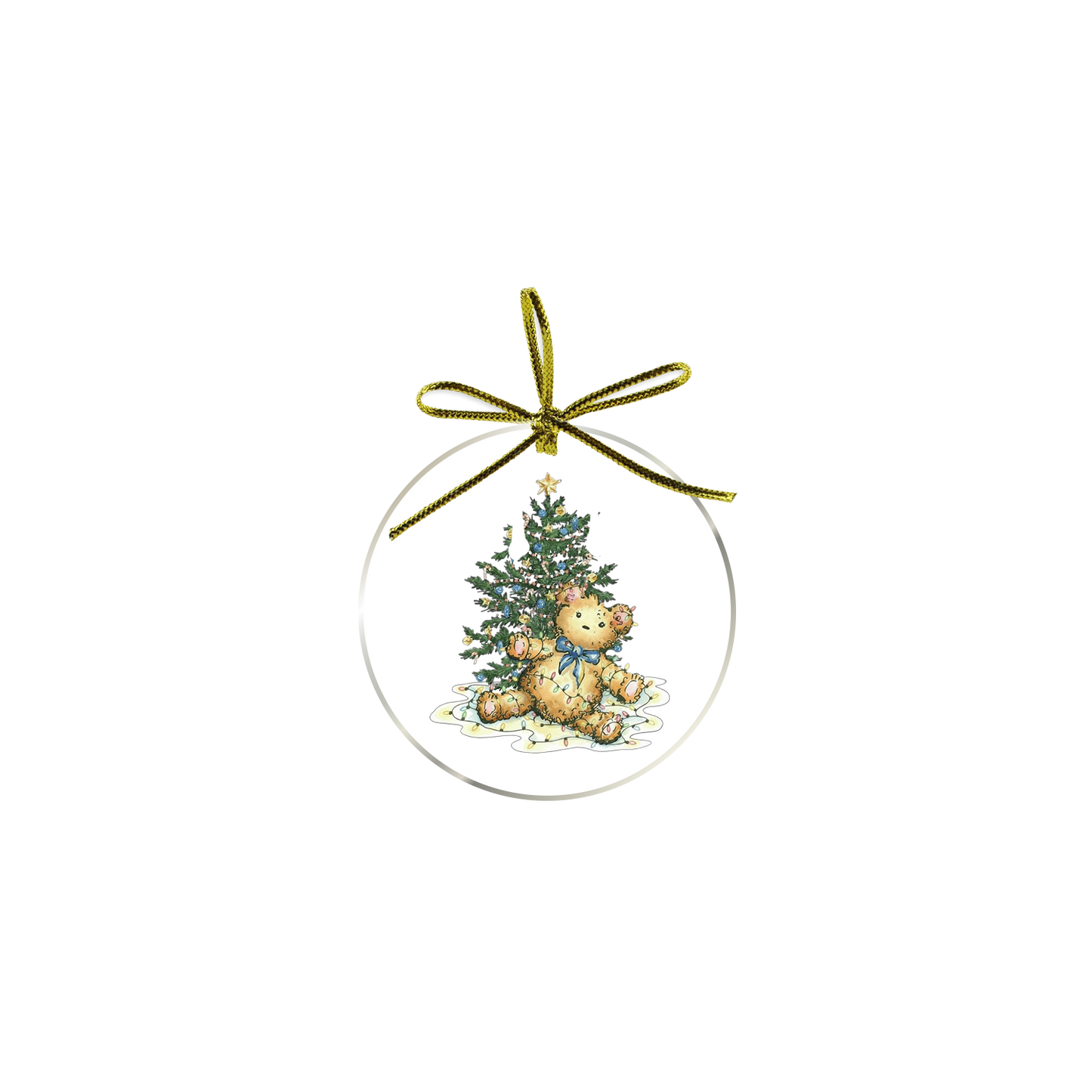 Holiday 2025 Teddy Bear Ornament (SIGNED)