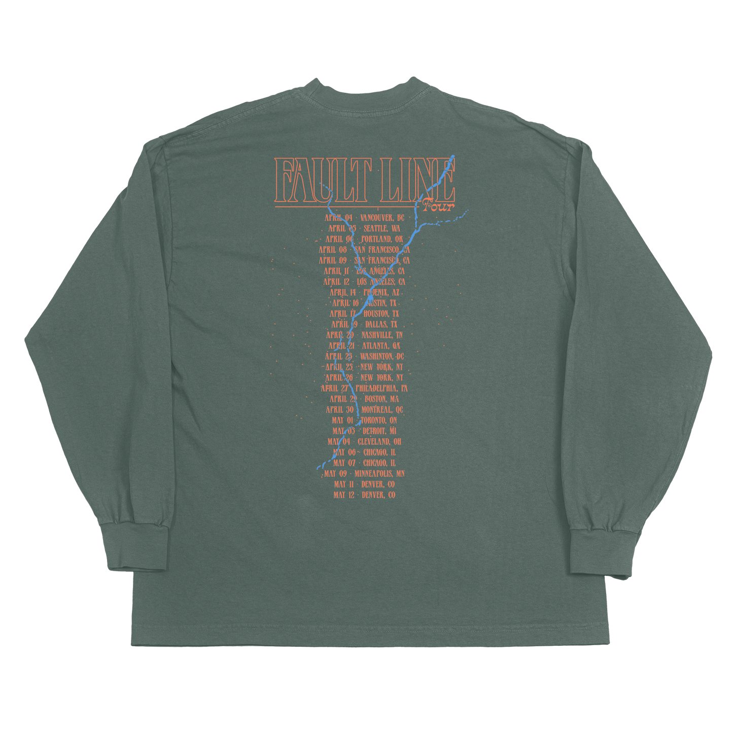 Fault Line North America Tour Long Sleeve