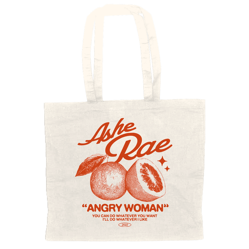 Angry Woman Tote Bag