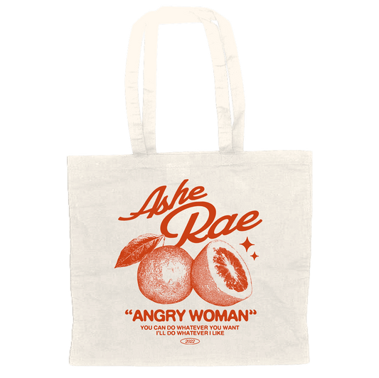 Angry Woman Tote Bag