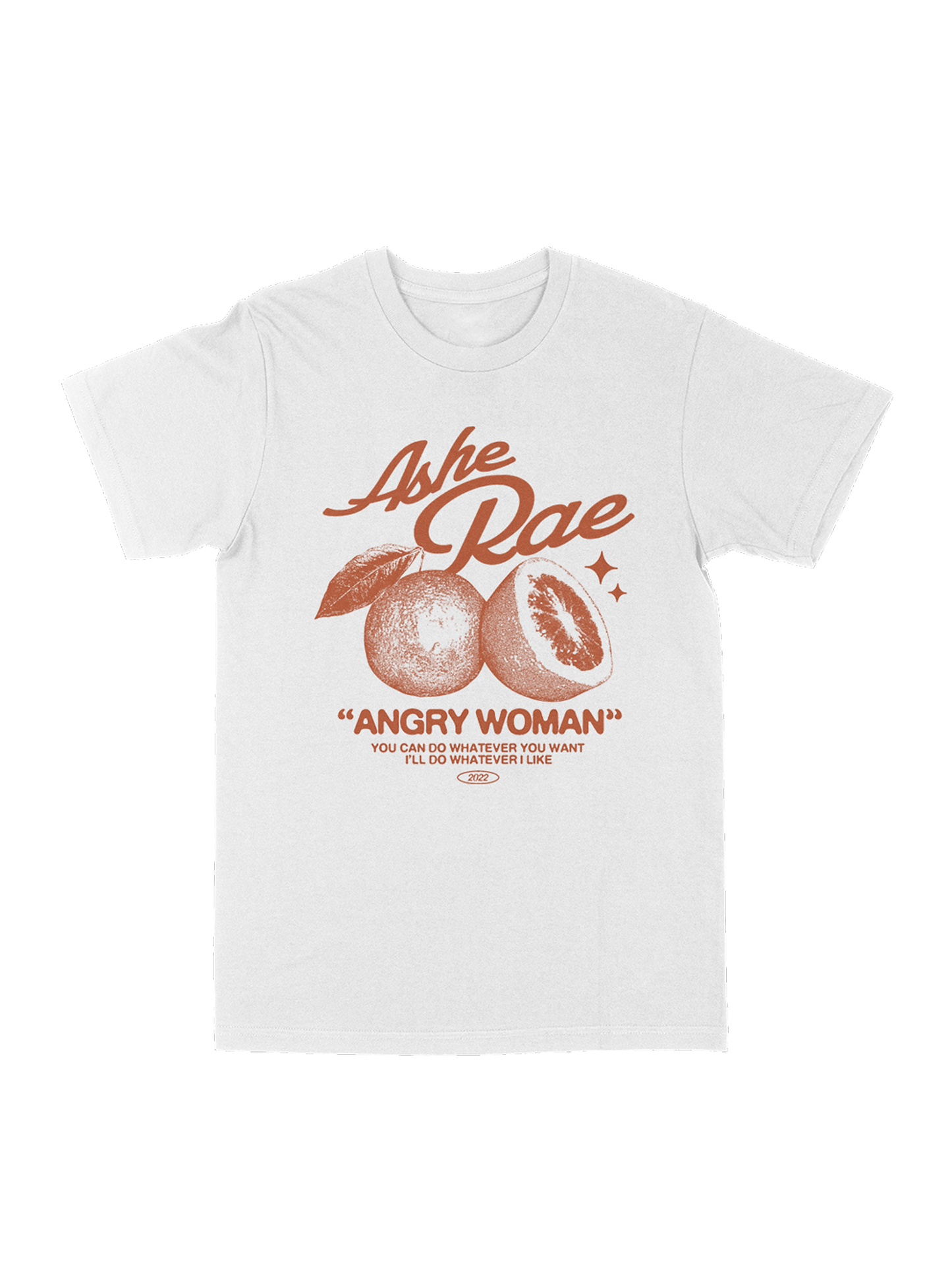 Angry Woman Tee - White